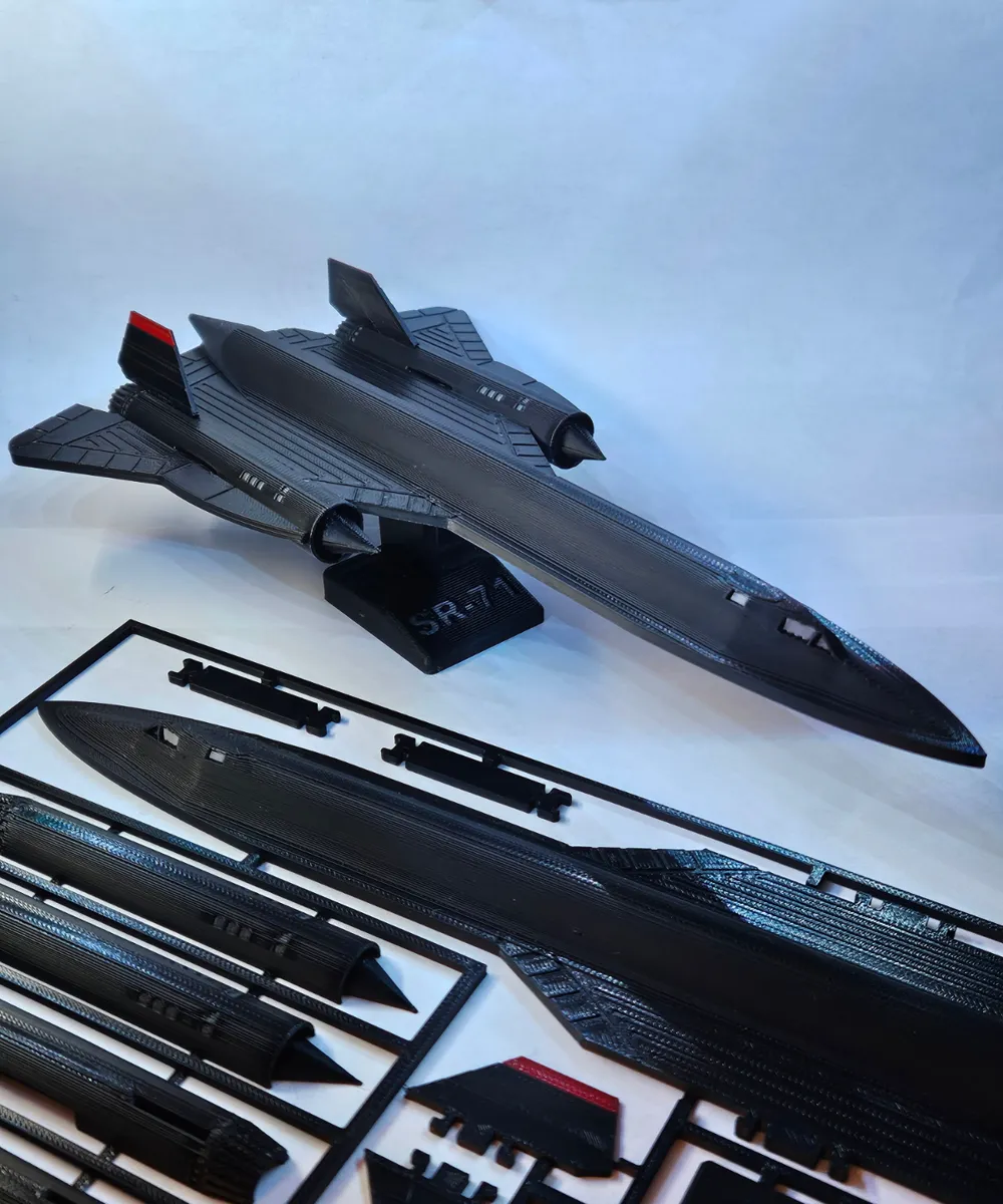 3D Конструктор Літак SR-71 Blackbird Kit Card | CraftCorner