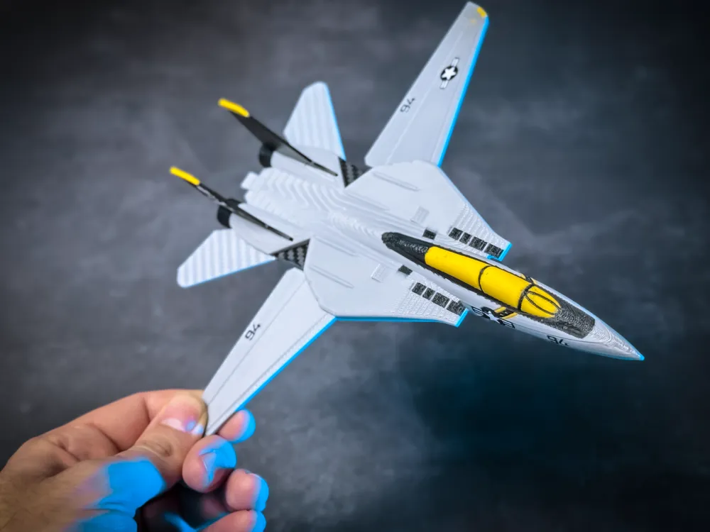 3D Пазл-конструктор Винищувач F-14 Tomcat (Авіа Kit Card) - Зображення 5