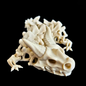 Рухома фігурка Скелет Дракона Ashbone антистрес | CraftCorner