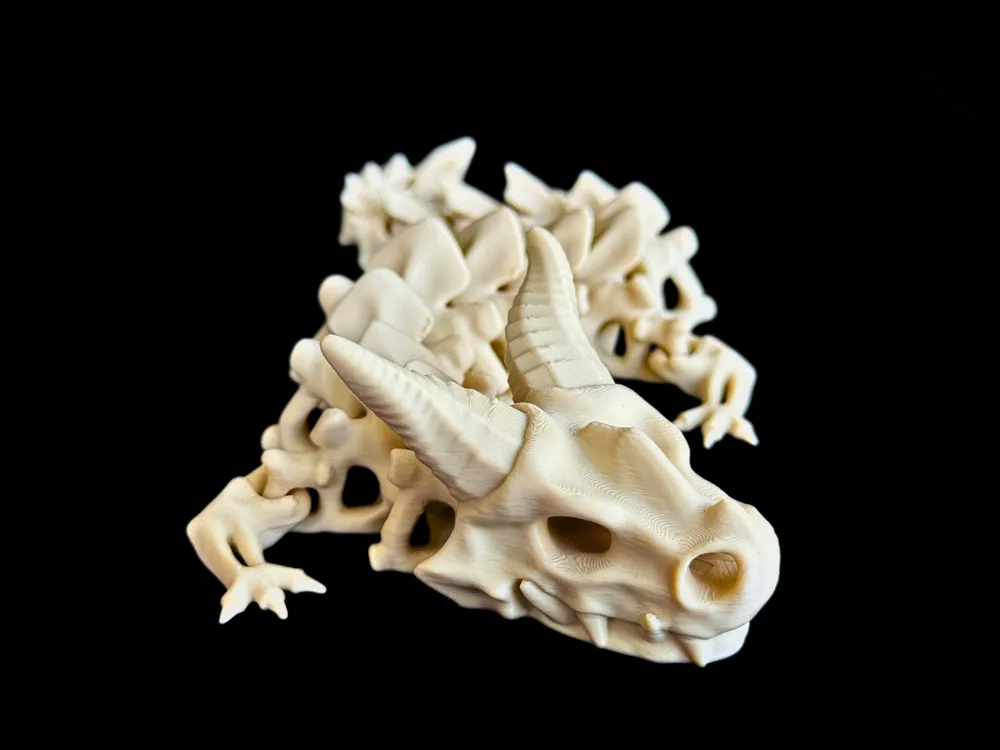 Рухома фігурка Скелет Дракона Ashbone антистрес | CraftCorner
