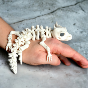 Рухомий дракон-скелет 3D-друк | Купити антистрес на CraftCorner